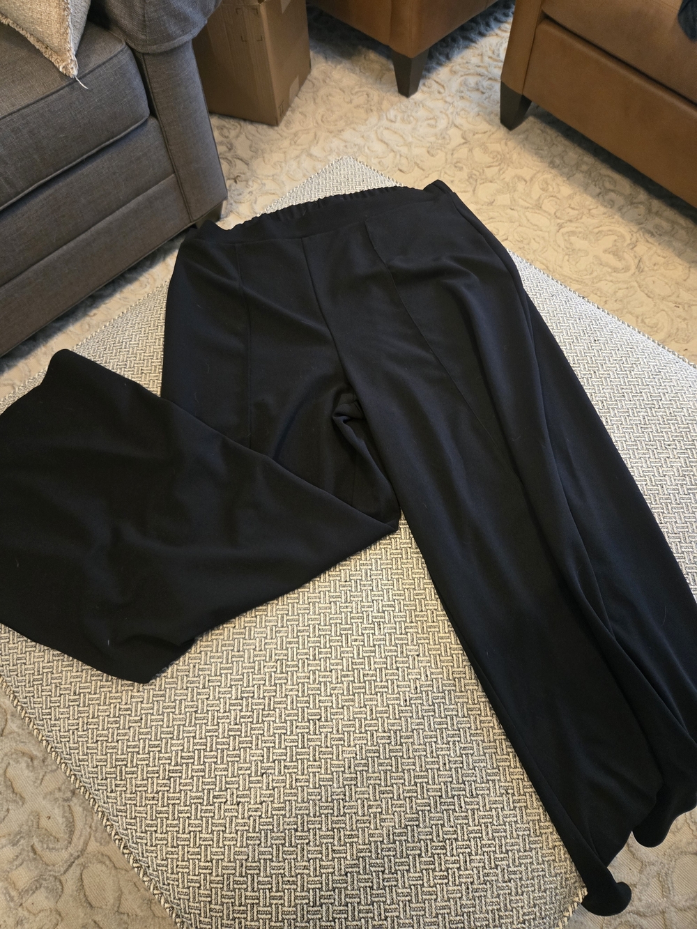 Charlotte Russe Black Wide-Leg Pants